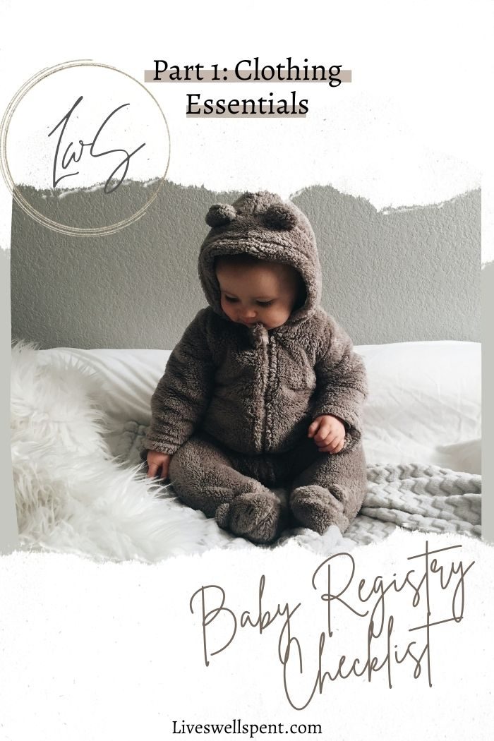 Baby Registry Checklist Part 1: Baby Clothing Essentials
