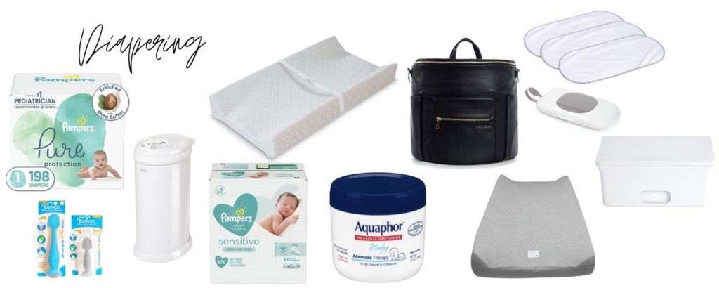 Diapering essentials for your baby registry checklist